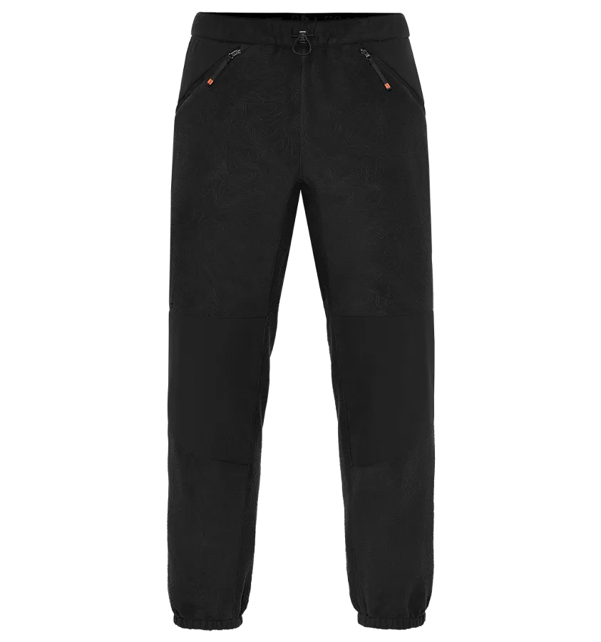 Брюки мужские H.U.T. Vodla, флисовые, чёрные